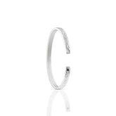 Men's Diamond Silver Bracelet